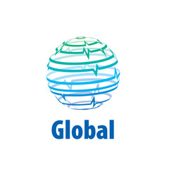 vector logo globe