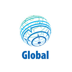vector logo globe
