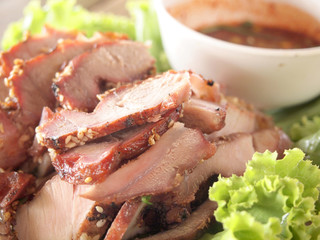 Roasted pork