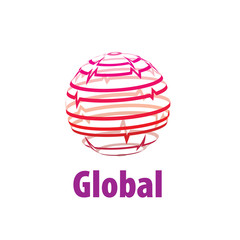 vector logo globe