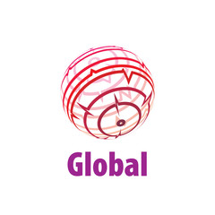 vector logo globe