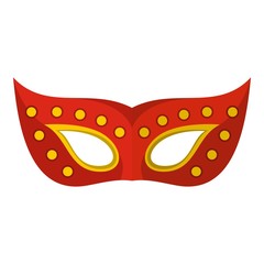 Face mask icon. Flat illustration of face mask vector icon for web