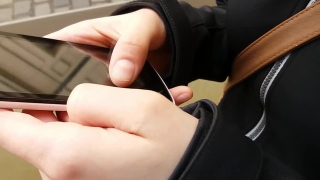 Smart phone in action