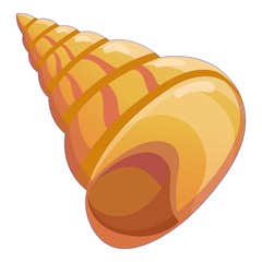 Wild shell icon. Cartoon illustration of wild shell vector icon for web