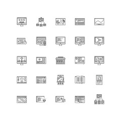 interface outline icons 25