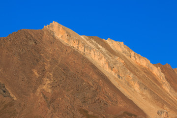 alba nella conca del Lauson, presso il rifugio Vittorio Sella - parco nazionale del Gran Paradiso