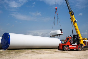 stoccaggio pale eoliche