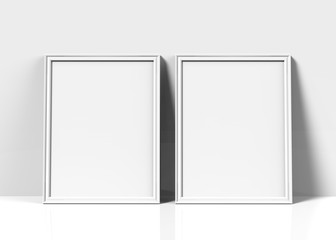 White picture frames