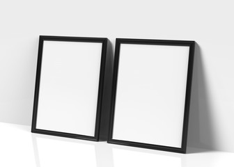 Black picture frames