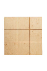 Wooden isolated background texture, compound tree of different pieces