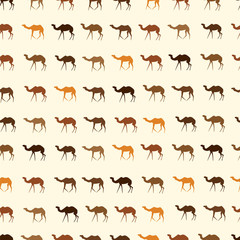 camels. seamless pattern