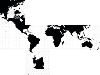 Cube projection of world