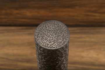 Wooden object on a wooden background, texture of a sea oak