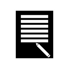 todo list icon isolated on white background