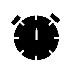 stopwatch icon isolated on white background