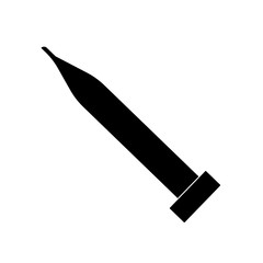 injection icon isolated on white background