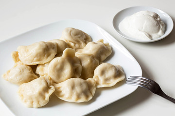 traditional polish dumplings, called 