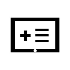 mobile app icon isolated on white background