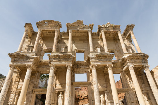 the library of the ancient Roman city of Ephesus