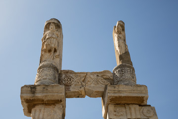 ruins of the ancient Roman city of Ephesus
