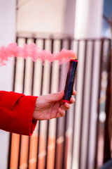 Humo rojo