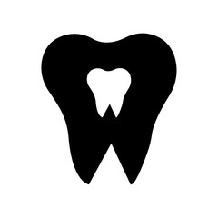 dentist icon isolated on white background