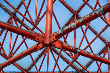Abstract metal structure