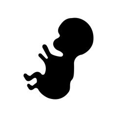 baby icon isolated on white background