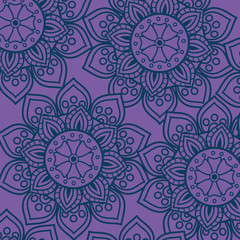 colorful and circular mandalas pattern backgroundvector illustration design
