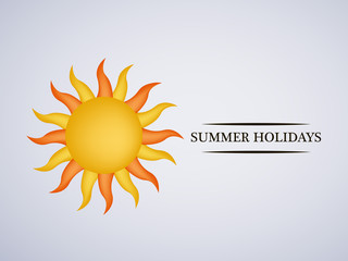 Illustration of background for Summer Season