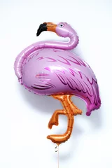Fotobehang Фламинго, воздушный шар © citicet