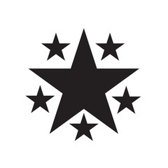 Fototapeta premium Rating icon isolated on white background