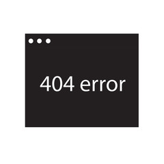 Error icon isolated on white background