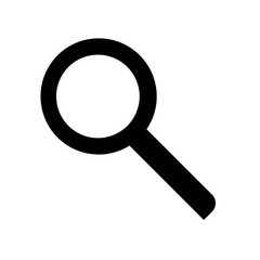 Search icon isolated on white background