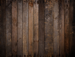 Dark rustic wooden planks background