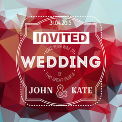 Wedding invitation card © dobrograph