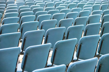 Fototapeta premium Conference chair pattern background