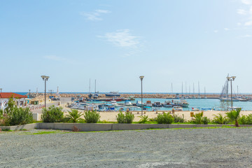 Obraz premium Sailing boats in marina