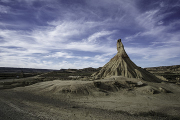 High peak in Bardenas Reales, Sain