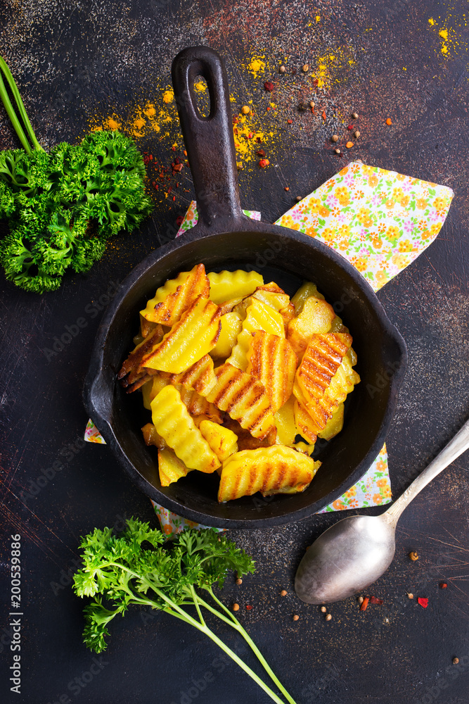 Canvas Prints fried potato