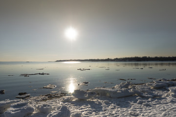 Long Island Sound in Winter