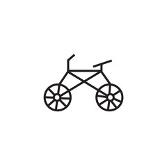 Fototapeta na wymiar bike icon isolated on white background