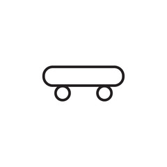 shoes wheels icon isolated on white background