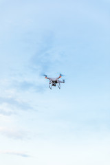 Fototapeta na wymiar Flying drone