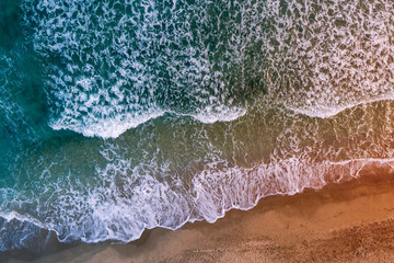 Aerial view on the beach.