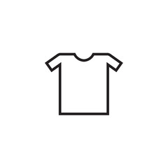 t-shirt icon isolated on white background