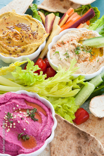 Verschiedene Sorten Hummus Stock Photo And Royalty Free Images On