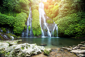 Banyumala twin waterfall, Wanagiri, Bali