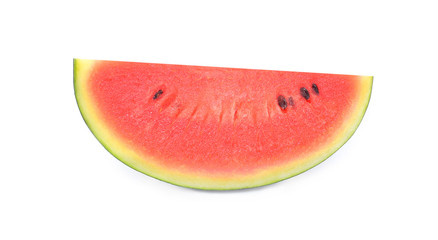 slice of watermelon isolated on white background