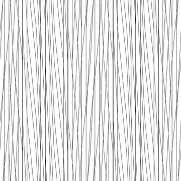Irregular stripes seamless pattern. Repeating vector texture in black and white colors. thread background